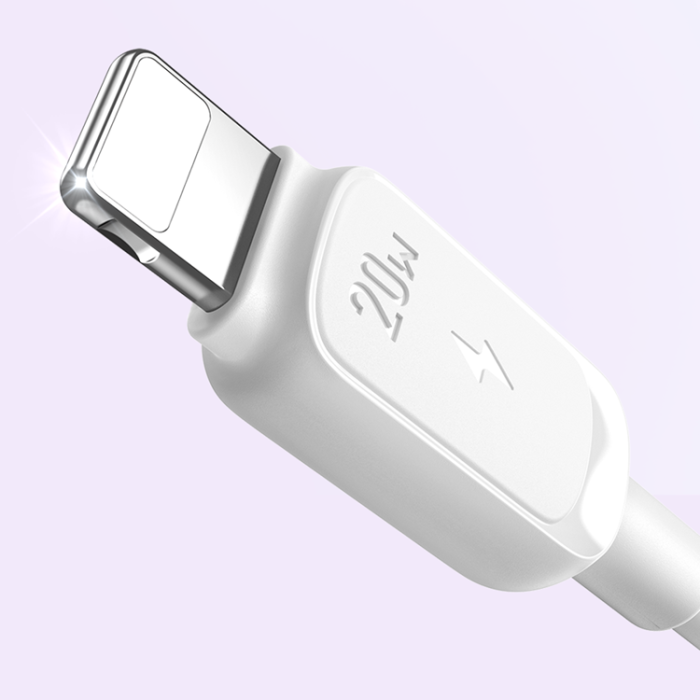 Joyroom - Joyroom USB-C till lightning kabel 20W 1.2m - Vit
