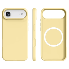 A-One Brand - iPhone 17 Air Mobilskal MagSafe Ultra Thin Silicone - Ljus Gul