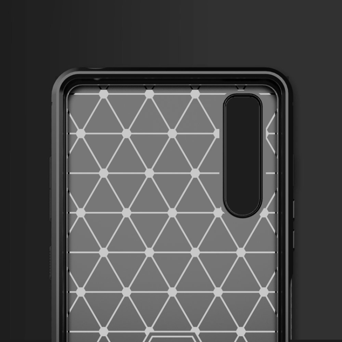 UTGATT5 - Sony Xperia 10 III Skal Carbon Flexible - Svart