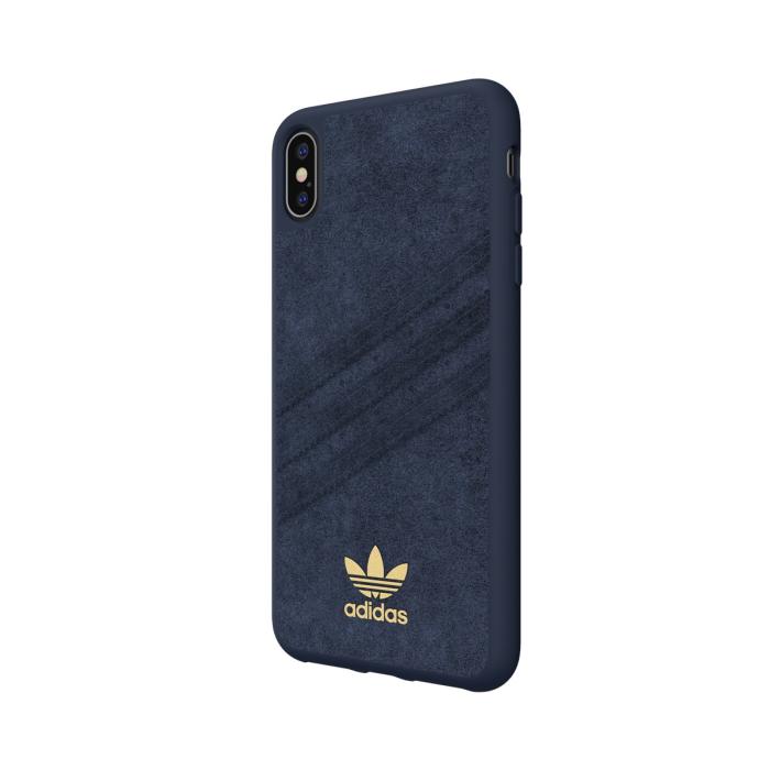 Adidas - Adidas OR Molded UltraSuede Skal iPhone XS Max - Blå