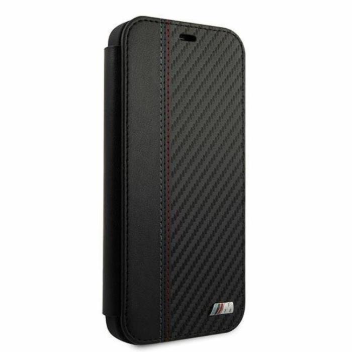 BMW - BMW M Collection Carbon Stripe Fodral iPhone 12 Mini - Svart