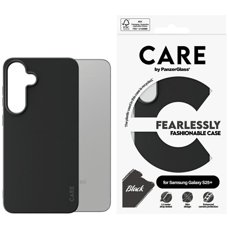 CARE By PanzerGlass Galaxy S25 Plus Mobilskal Fashion - Svart | 2353 | AlltMobil
