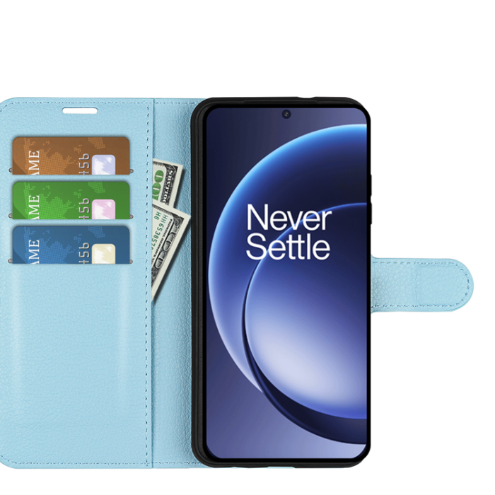 A-One Brand - OnePlus 15 5G Plånboksfodral Litchi Shockproof Konstläder