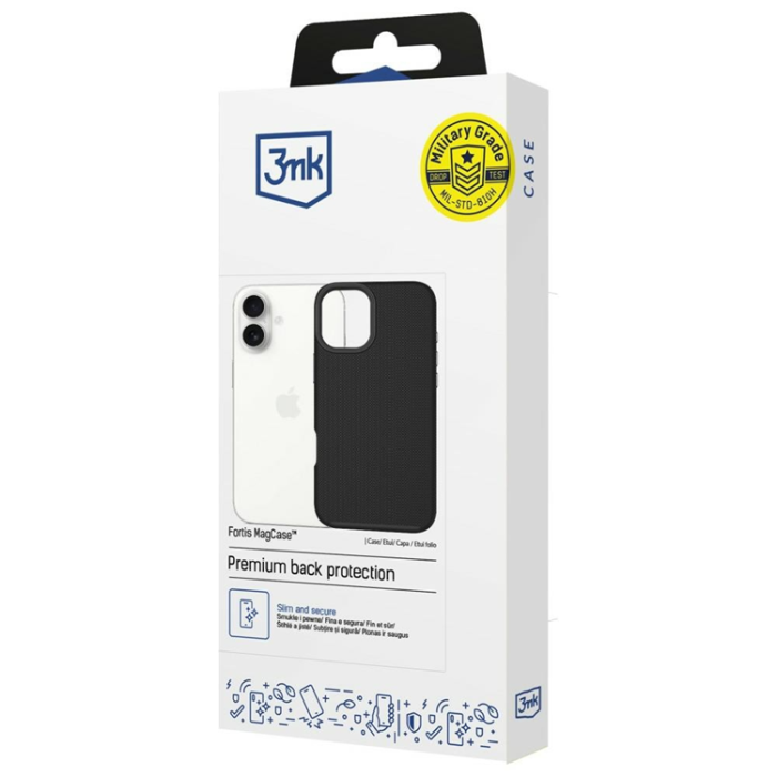 3MK - 3mk Mobilskal För iPhone 16 Magsafe Fortis - Svart