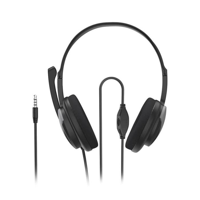 Hama - Hama Headset PC Office Stereo On-Ear HS-P100 V2 - Svart