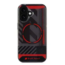 Audi - Audi iPhone 16 Mobilskal MagSafe IML Sport - Svart