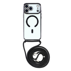 A-One Brand - iPhone 17 Pro Max Mobilskal MagSafe Electroplating TPU - Svart