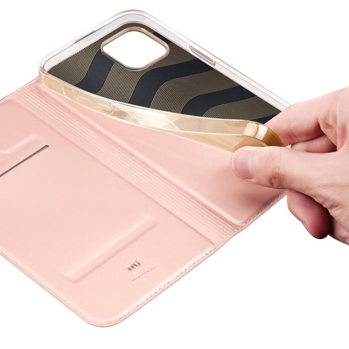Dux Ducis - Dux Ducis iPhone 15 Plus Plånboksfodral Skin Pro - Rosa