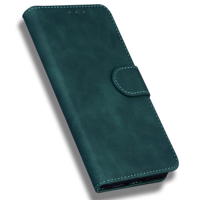 OEM - Plånboksfodral för Samsung Galaxy S26 Plus Konstläder - Grön