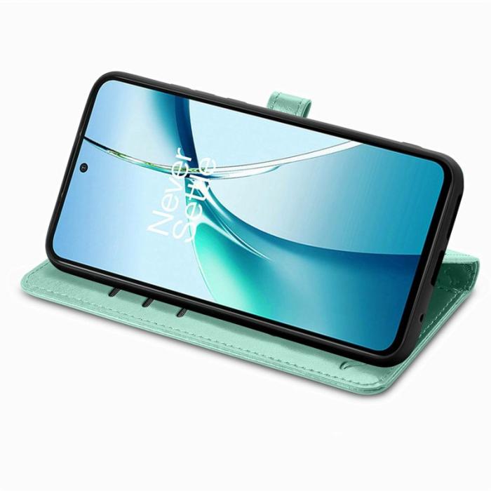 OEM - Plånboksfodral för Samsung Galaxy S26 Plus Konstläder - Grön