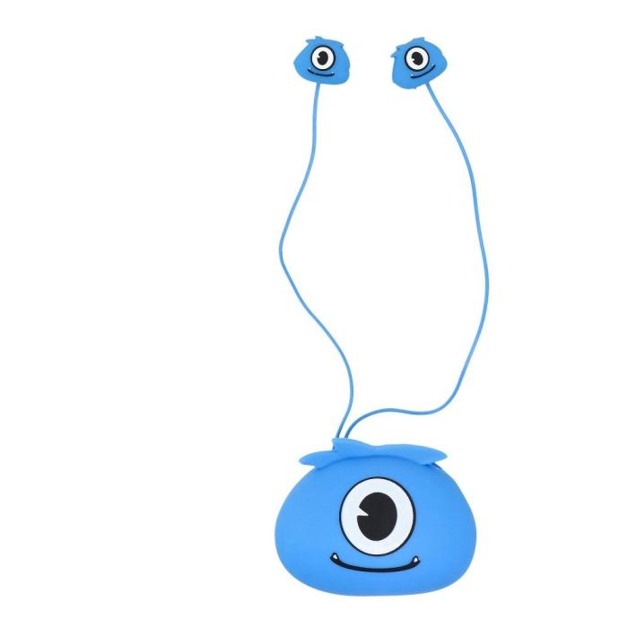 UTGATT - Jellie Monster Hörlurar Monster YLFS-01 Jack 3,5mm blå