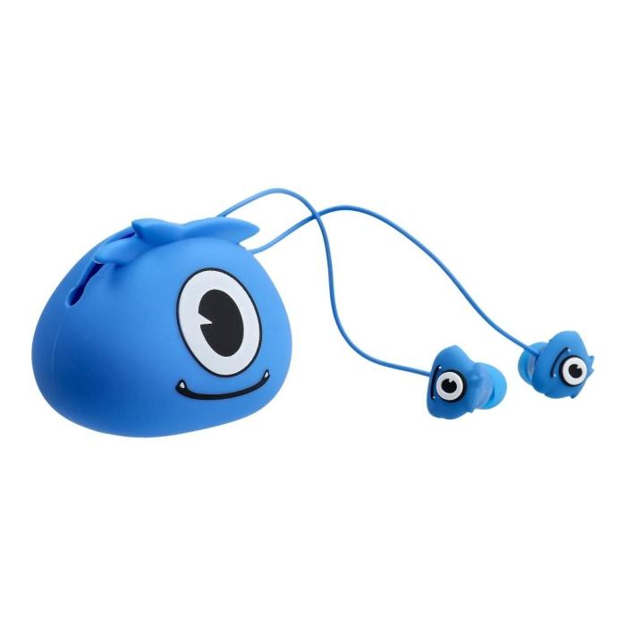 UTGATT - Jellie Monster Hörlurar Monster YLFS-01 Jack 3,5mm blå