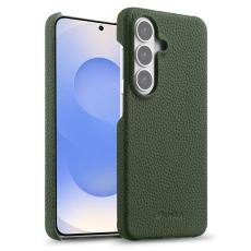 Melkco - MELKCO Mobilskal f&ouml;r Samsung Galaxy S26 Magnetiskt &Auml;kta l&auml;der PC - M&ouml;rkgr&ouml;n