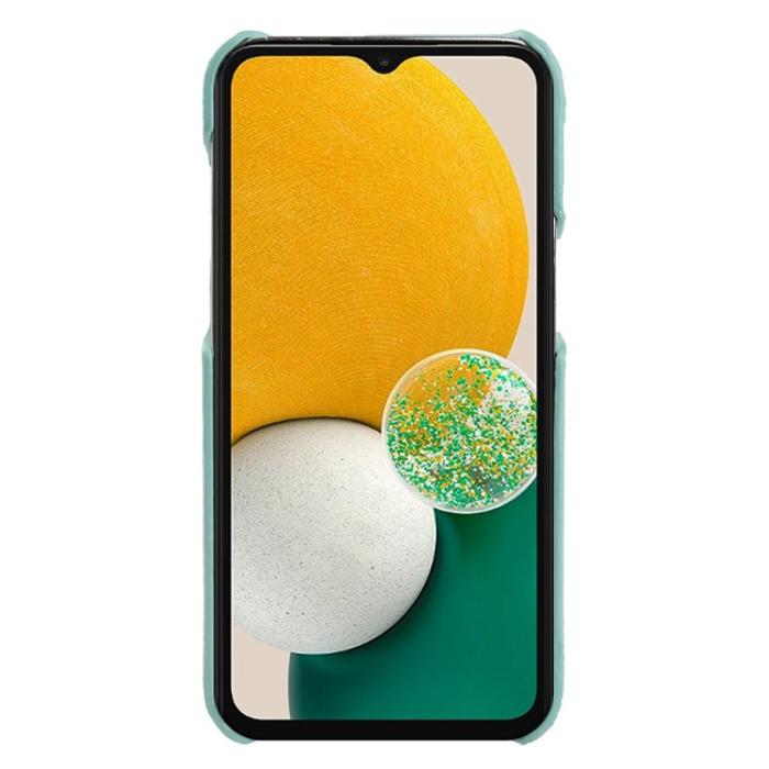 OEM - Mobilskal för Samsung Galaxy S26 Magnetiskt Äkta läder + PC - Mintgrön