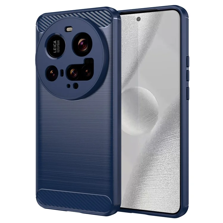 Xiaomi 15 Ultra Mobilskal Carbon Fiber Texture Brushed - Blå | 2353 | AlltMobil