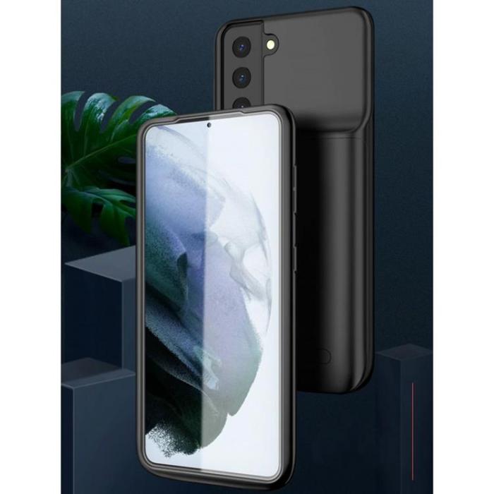 UTGATT1 - Tech-Protect Kraft Skal 4800 mAh för Galaxy S21 - Svart