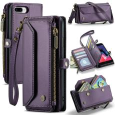 Caseme - CASEME Pl&aring;nboksfodral Konstl&auml;der f&ouml;r iPhone 6 Plus/7 Plus/8 Plus - Lila