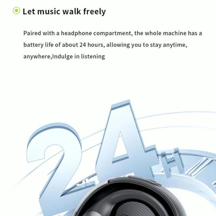 HTC - HTC OWS On-Ear Trådlösa Sport Hörlurar Bluetooth V6.0 NE21 - Svart