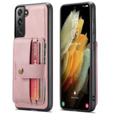 JEEHOOD - JEEHOOD Detachable Mobilskal Samsung Galaxy S21+ 5G Rosa