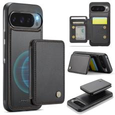 JEEHOOD - JEEHOOD J05 Fodral f&ouml;r Google Pixel 9 Pro XL Konstl&auml;der Svart