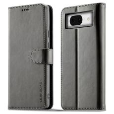 LC.imeeke - LC.IMEEKE Google Pixel 8 Pl&aring;nboksfodral Konstl&auml;der - Gr&aring;