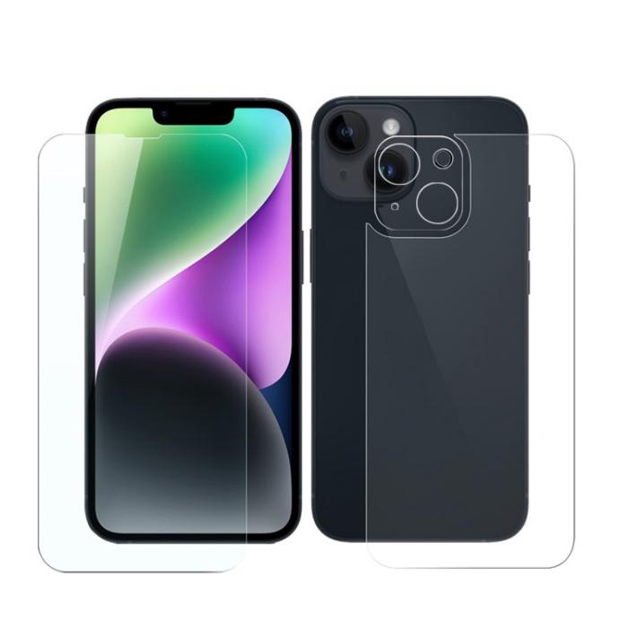 Boom of Sweden - BOOM 3in1 iPhone 13 Fram Härdat glas + Bak Härdat glas + Kameralinsskydd