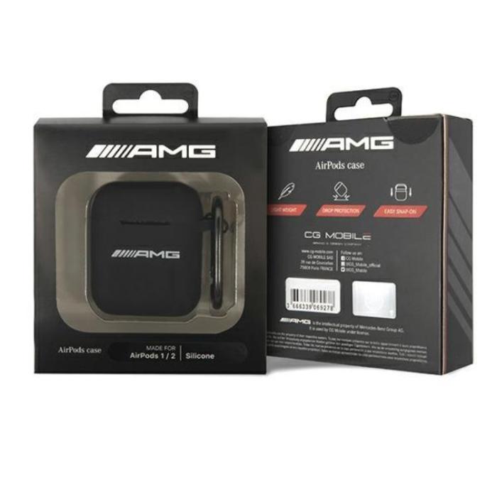 Mercedes - Mercedes Airpods Pro 1/2 Skal Silicone - Svart