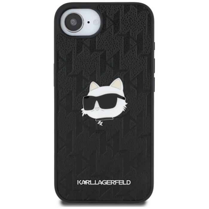 KARL LAGERFELD - Karl Lagerfeld iPhone 16e Mobilskal Monogram Choupette Head