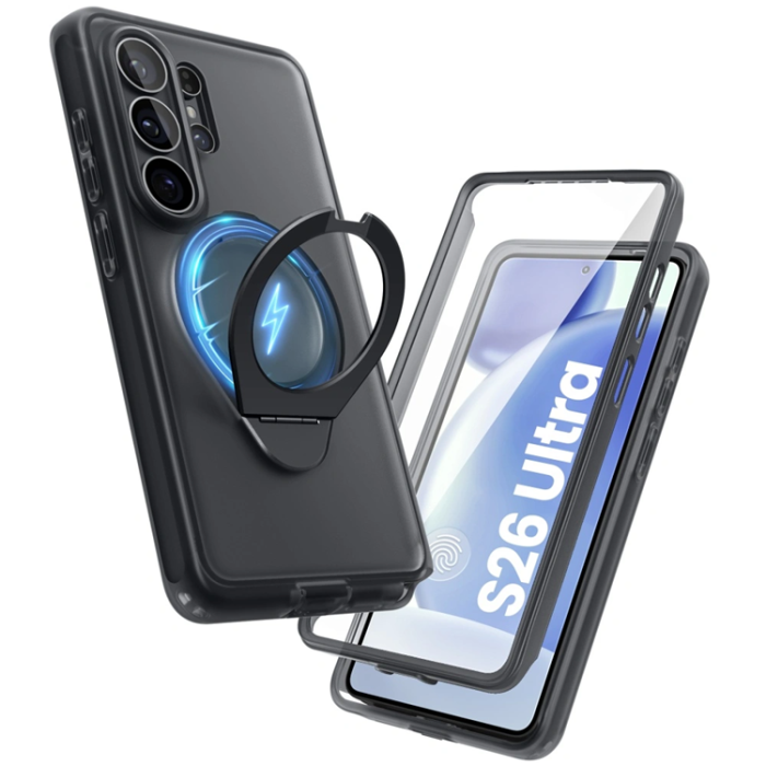 SupCase - SupCase Mobilskal För Galaxy S26 Ultra Magsafe Cosmo - Frost Svart