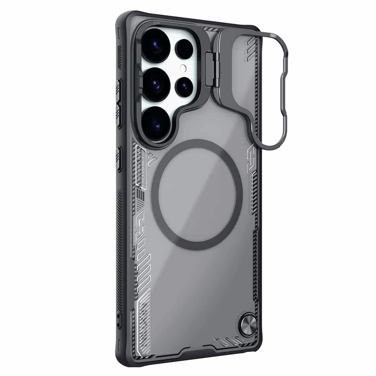 Nillkin Galaxy S25 Ultra Mobilskal Magsafe Iceblade Prop - Svart/Clear | 2353 | AlltMobil