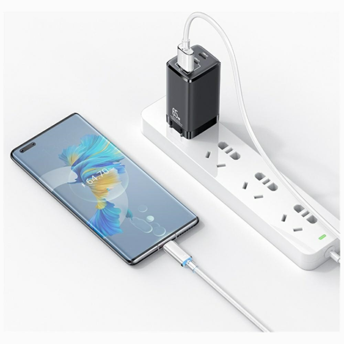 USAMS - Usams USB-A till USB-C Kabel 1.2m Cloud - Rosa