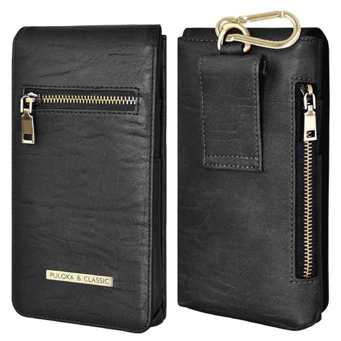 UTGATT1 - PULOKA Bältesväskor Vertical Multifunction Zipper - Svart