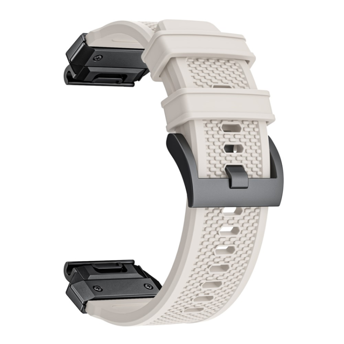 A-One Brand - Garmin Fenix 8 (47mm) Armband Silikon - Starlight