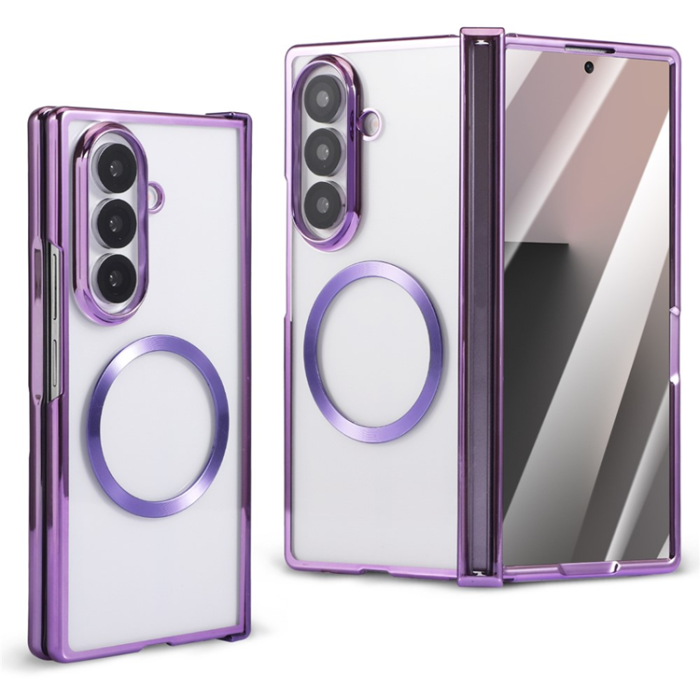 A-One Brand - Galaxy Z Fold 7 Mobilskal MagSafe Electroplating Vein