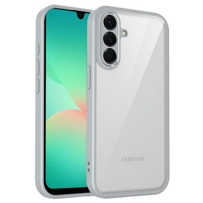 OEM - Samsung Galaxy S26/S26 Pro Skal Matt Skinn Touch Klar PC + TPU Stötsäker - Grå