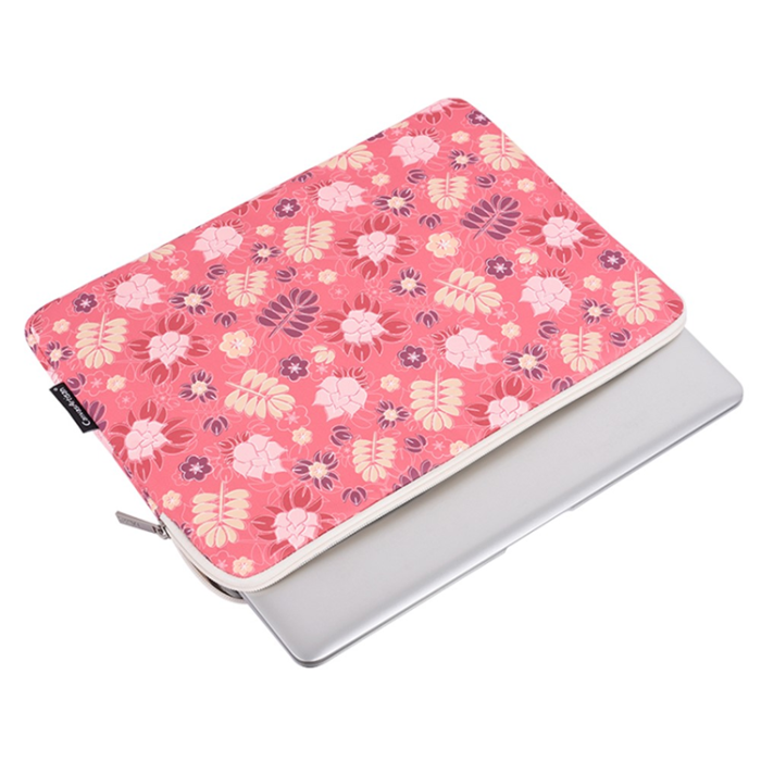 CANVASARTISAN - CANVASARTISAN Datorfodral 15'' Printing Leaf Flower H24-01 - Rosa