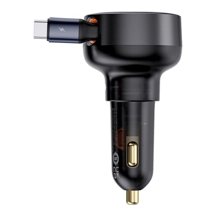 BASEUS - Baseus Billaddare USB-C Enjoyment Pro 60W - Svart
