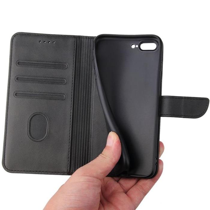 UTGATT5 - Magnet Elegant Kickstand Fodral iPhone 8 Plus / 7 Plus - Svart