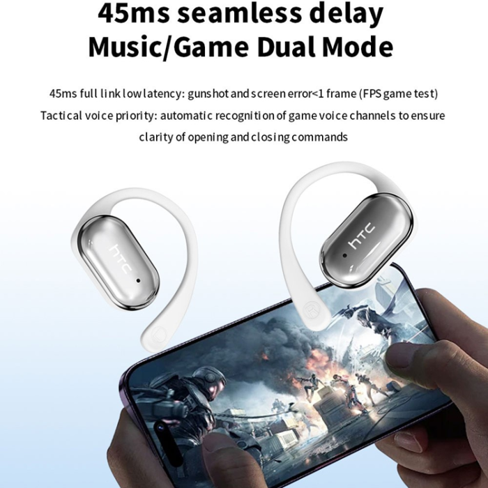 HTC - HTC OWS Trådlösa Bluetooth 6.0 Sports Hörlurar On-Ear NE37