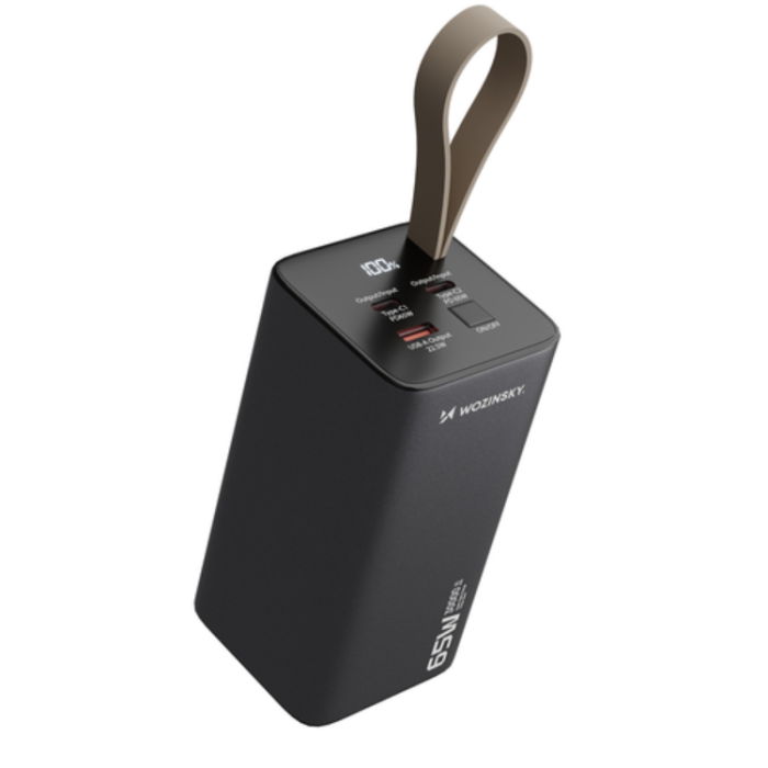 Wozinsky - Wozinsky Powerbank 30000mAh 65W 2xUSB-C 1xUSB-A - Svart