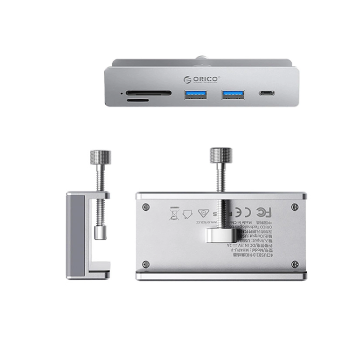 ORICO - Orico Hubklämma-monterad 2xUSB-A 3.2, 1xUSB-C 3.2, 1xSD&TF