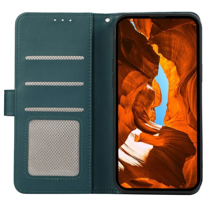 A-One Brand - Sony Xperia 1 VII Plånboksfodral RFID Läder - Grön