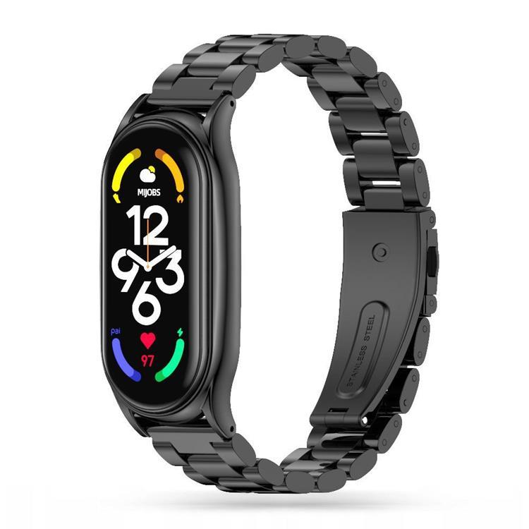 Xiaomi Mi Smart Band 7 Stainless Armband - Svart | 5123 | AlltMobil