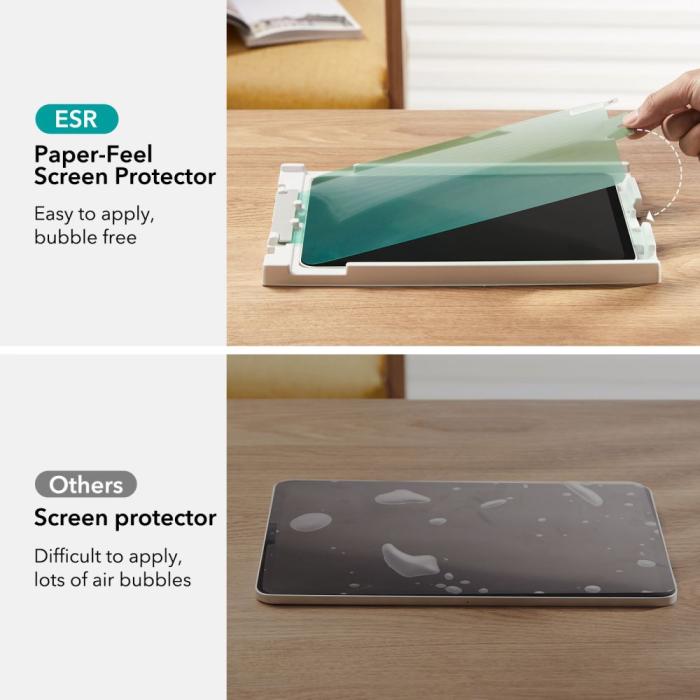 UTGATT - ESR [2-PACK] iPad Pro 12.9 (2020/2021/2022) Skärmskydd Paper Feel - Clear