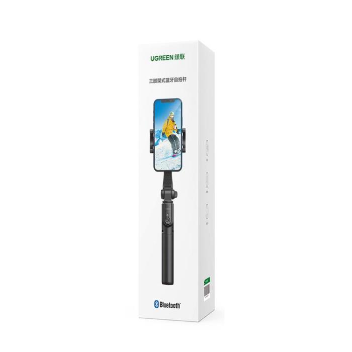 UTGATT1 - Ugreen Selfiestick Med Bluetooth 5.1 Remote Control - Svart