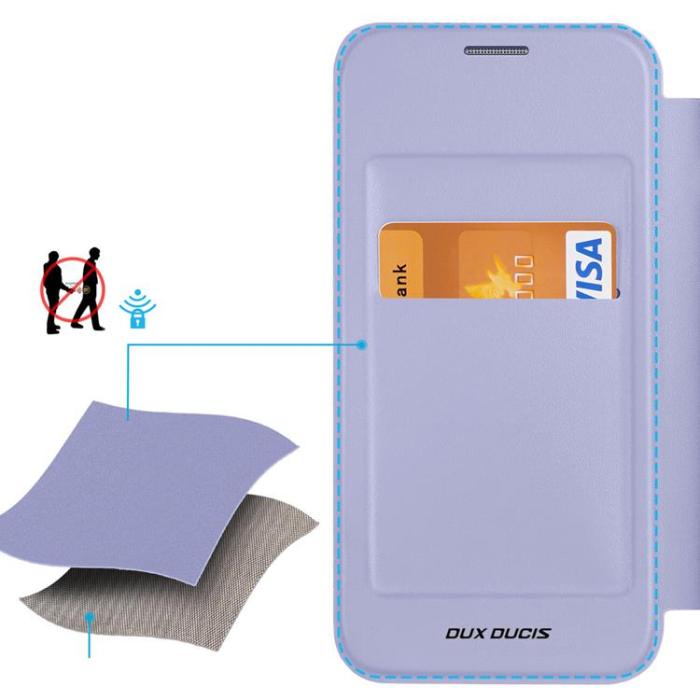 Dux Ducis - Dux Ducis Galaxy S24 Plånboksfodral Magsafe Skin X Pro - Lila