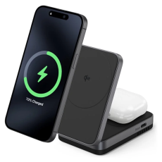 OEM - Qi2 MagSafe Trådlös Laddare iPhone, Airpods 15W YF-M29 - Svart
