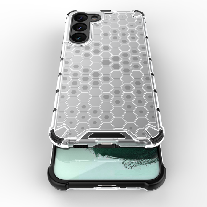 OEM - Galaxy S23 Plus Skal Honeycomb Armored Hybrid - Blå