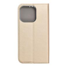 OEM - iPhone 14 Pro Plånboksfodral Smart Konstläder Guld