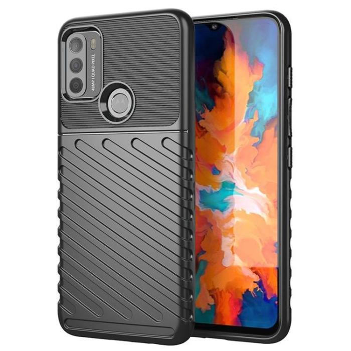 UTGATT1 - Thunder Flexible Skal Motorola Moto G50 - Svart